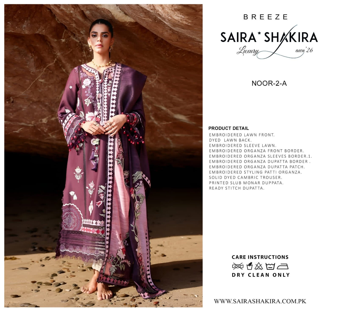 Saira Shakira Lawn NOOR-2A