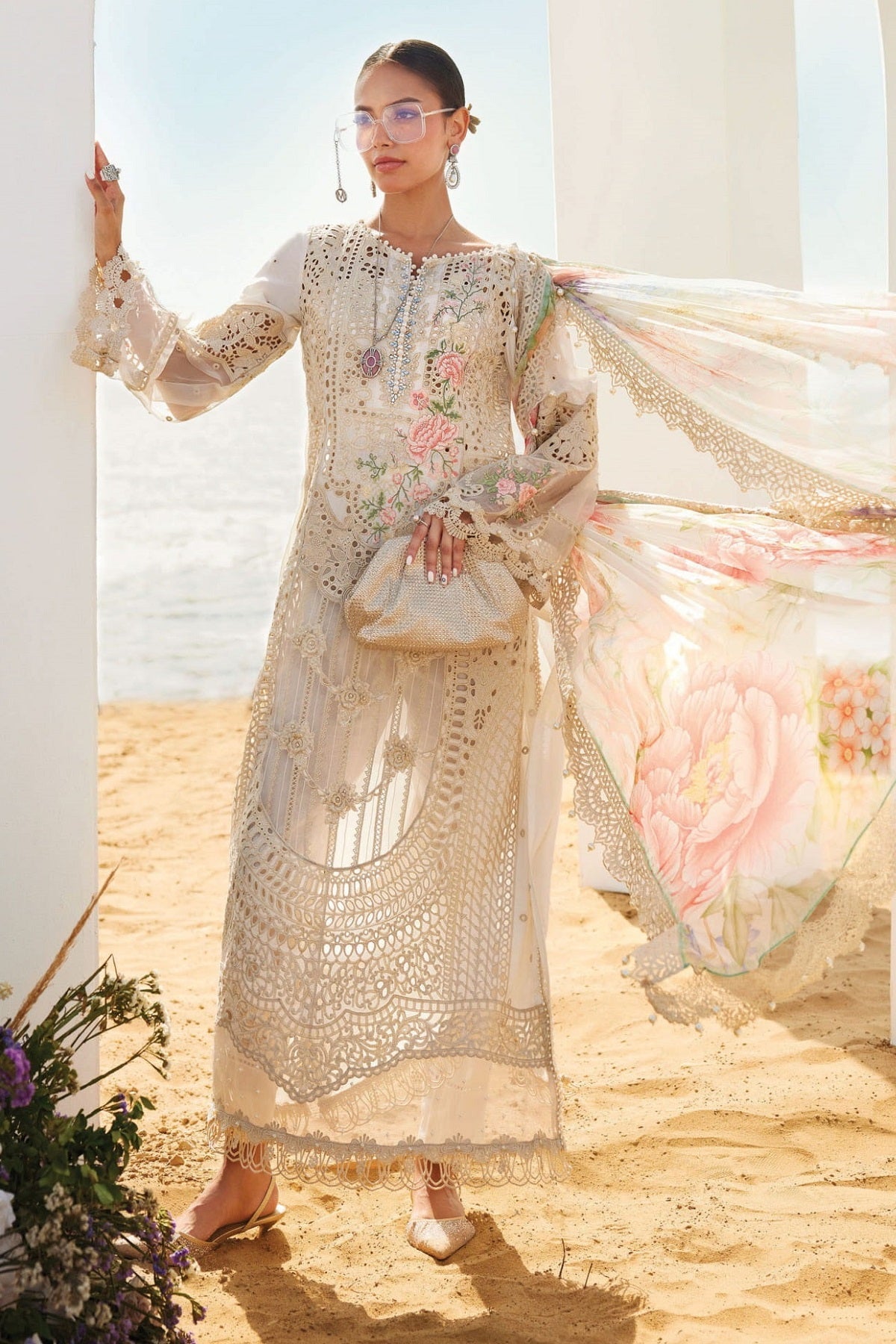MARIA B LUXURY LAWN D-07