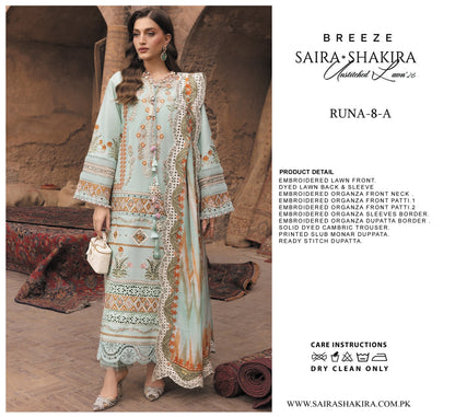 Saira Shakira Lawn RUNA-8A